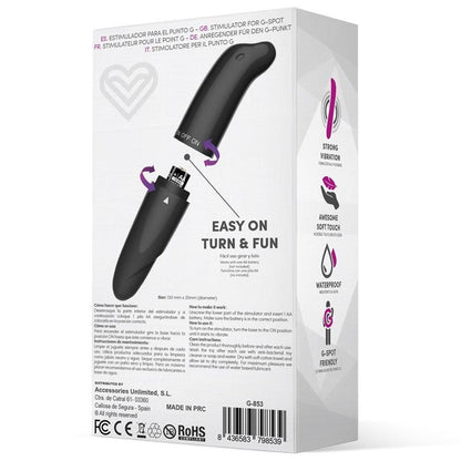 Vibratore Punto G 13 cm Morton Nero