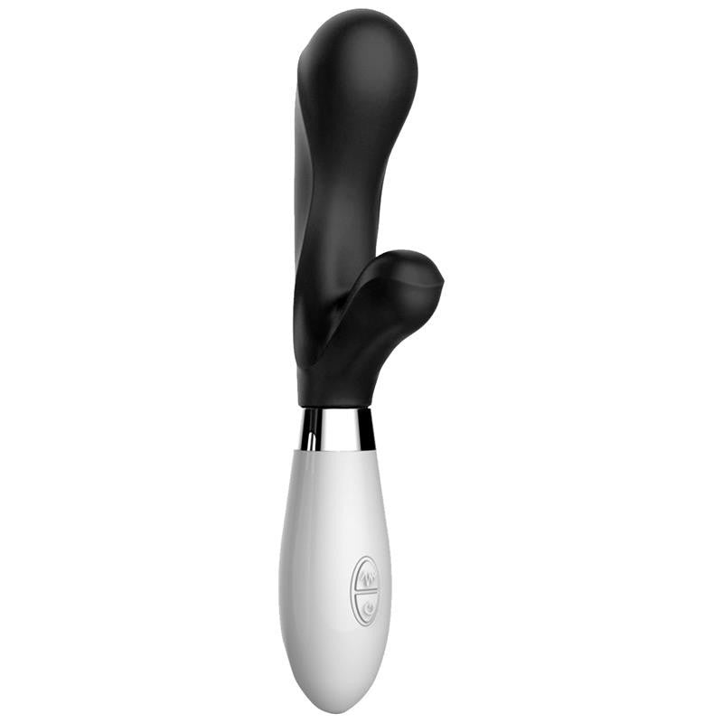 Vibratore Rabbit Silicone 21 cm Maverdick Nero