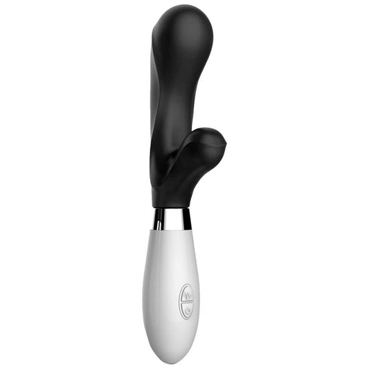 Vibratore Rabbit Silicone 21 cm Maverdick Nero
