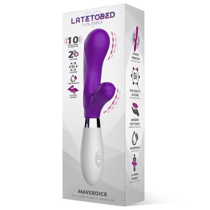 Vibratore Rabbit Silicone 21 cm Maverdick Viola