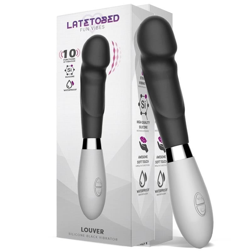 Vibratore per Donna 20 cm Louver Nero