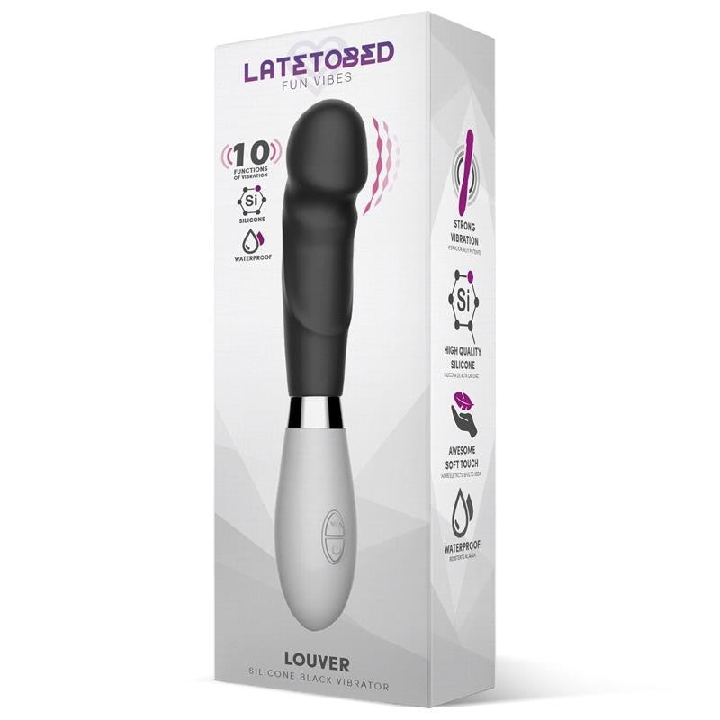 Vibratore per Donna 20 cm Louver Nero