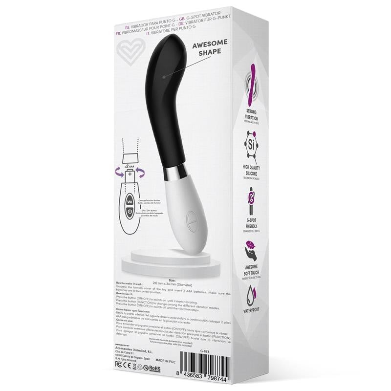 Vibratore per Donna 21 cm Benty Nero