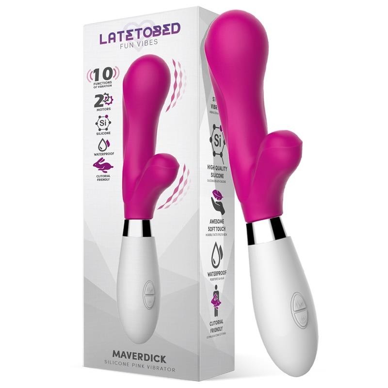 Vibratore Rabbit Silicone 21 cm Maverdick