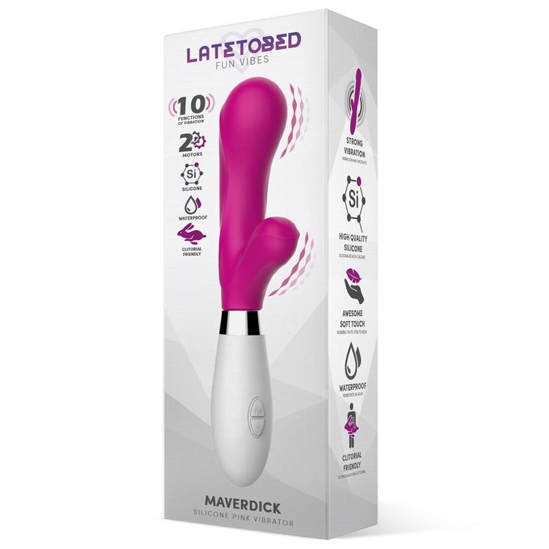 Vibratore Rabbit Silicone 21 cm Maverdick
