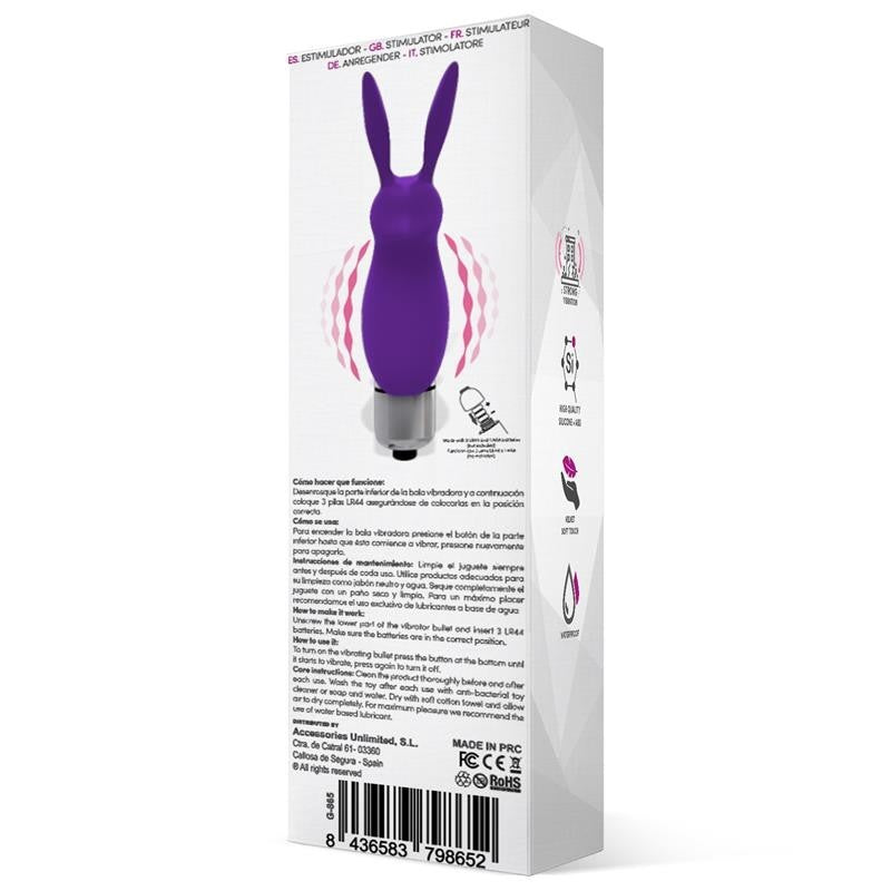 Mini Stimolatore Clitoride 7 cm Hopye Viola