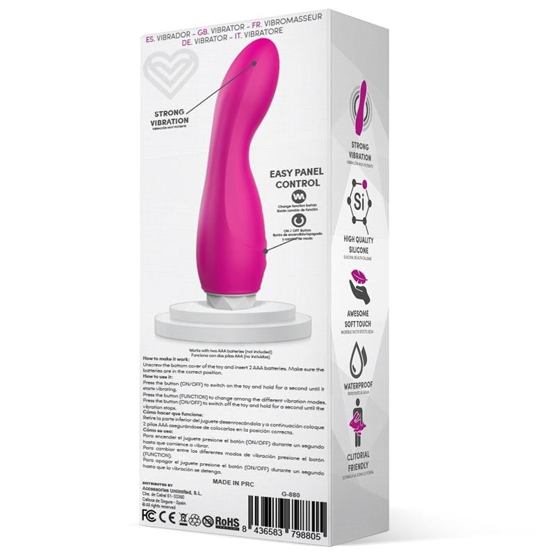 Vibratore per Donna 16 cm Douby Rosa