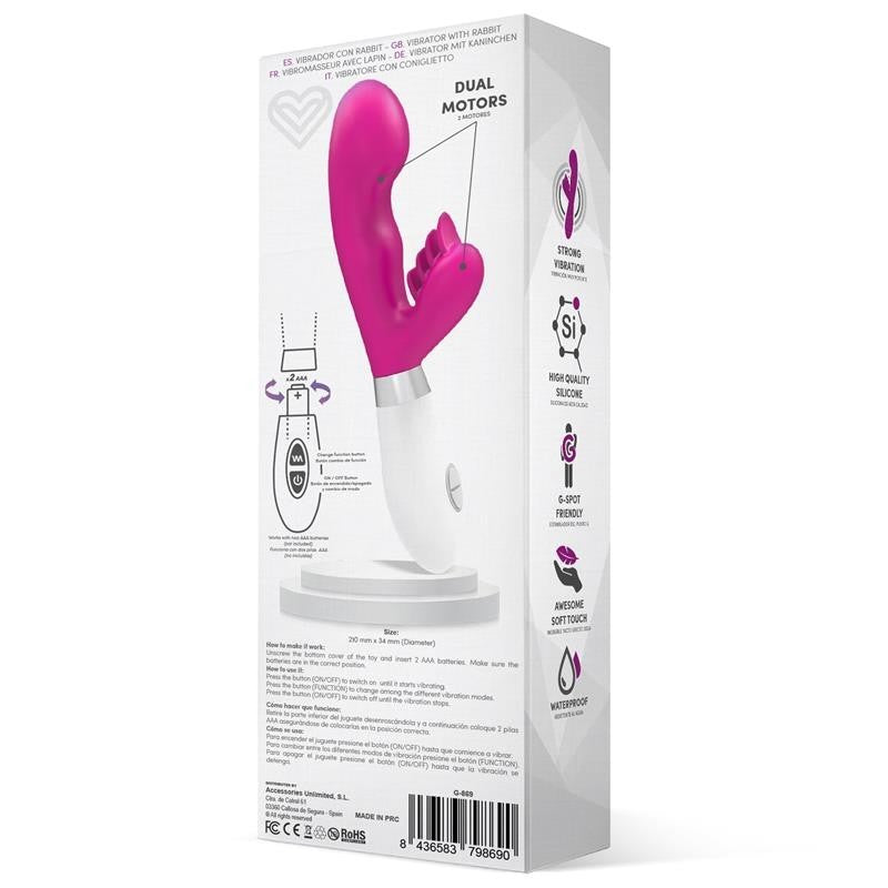 Vibratore Rabbit 21 cm Sliper