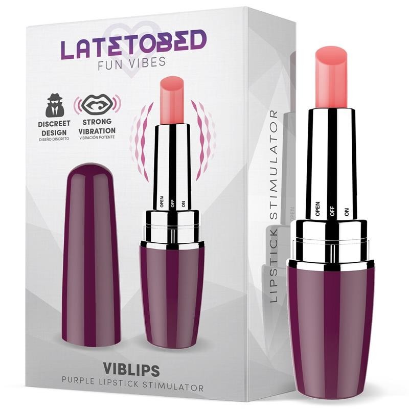 Rossetto Vibrante 9 cm Viblips Viola