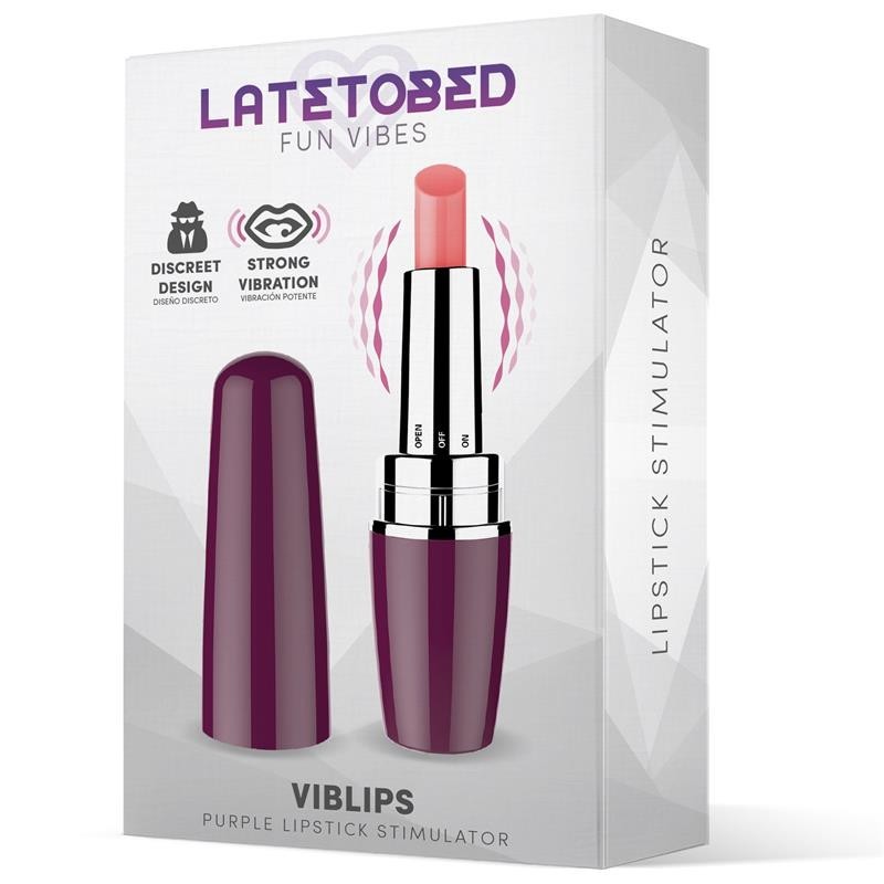 Rossetto Vibrante 9 cm Viblips Viola