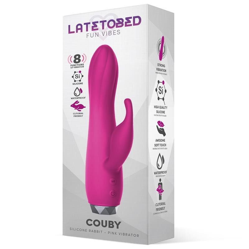 Vibratore Rabbit Silicone 16 cm Couby