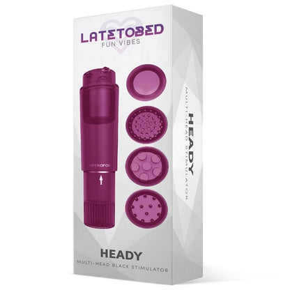 Vibratore Clitoride 10 cm Multi-Head Viola