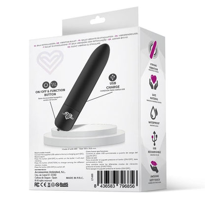 Mini Vibratore Ricaricabile 10 cm Shoty