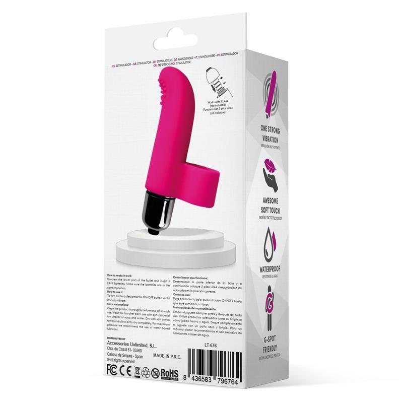Stimolatore Clitoride da Dito Fingyhop Fucsia