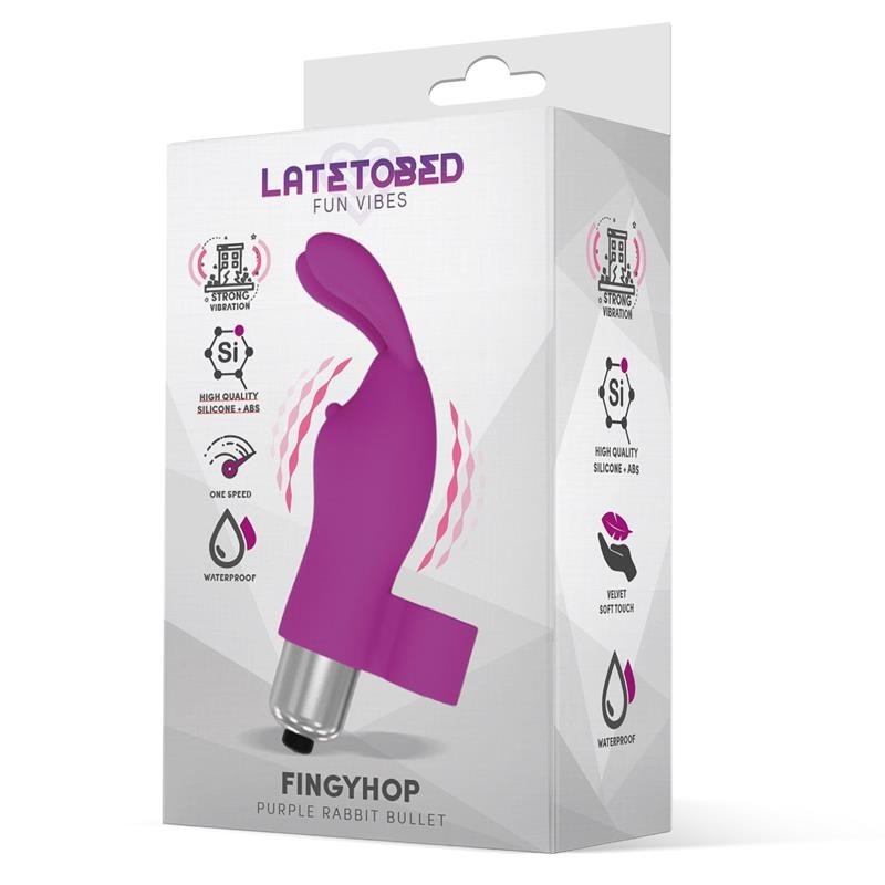 Stimolatore Clitoride da Dito Fingyhop Viola