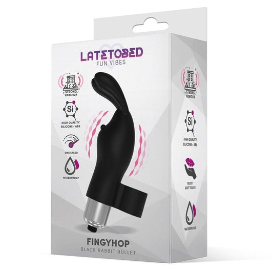 Stimolatore Clitoride da Dito Fingyhop Nero