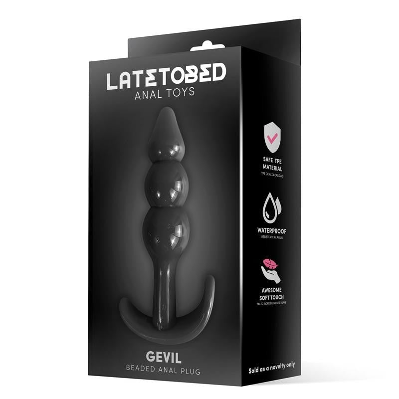 Plug Anale Con Sfere 11 cm Gevil