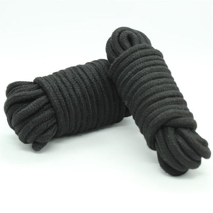 Corda Bondage 10 Metri Cotone Nera