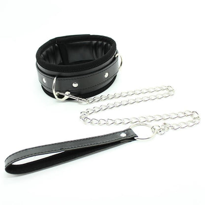 Collare Bondage Imbottito Nero