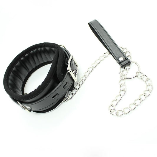 Collare Bondage Imbottito Nero
