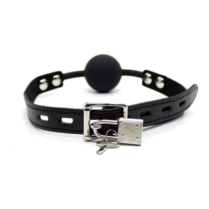 Ball Gag Silicone 4 cm Nera