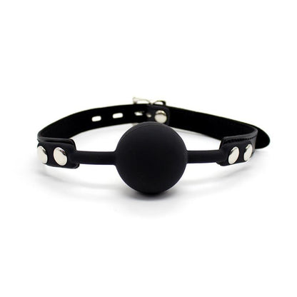 Ball Gag Silicone 4 cm Nera