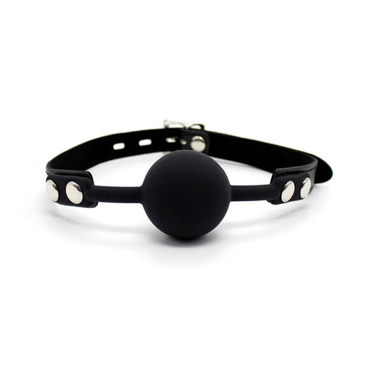 Ball Gag Silicone 4 cm Nera