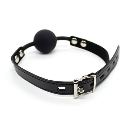 Ball Gag Silicone 4 cm Nera
