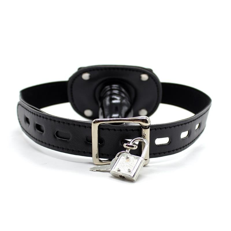 Ball Gag con Dildo 5 cm Nero