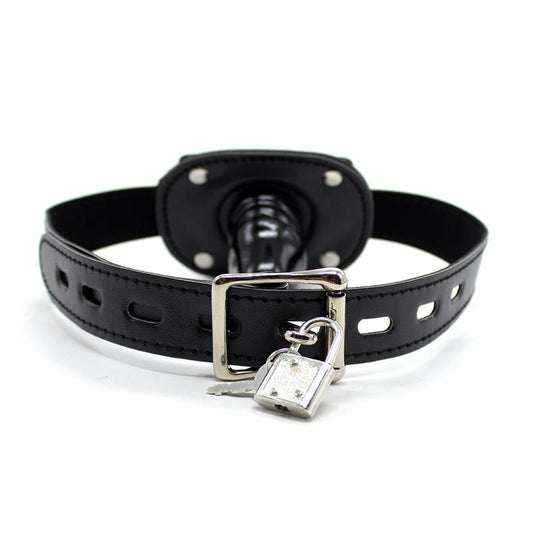 Ball Gag con Dildo 5 cm Nero