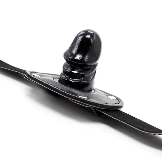 Ball Gag con Dildo 5 cm Nero