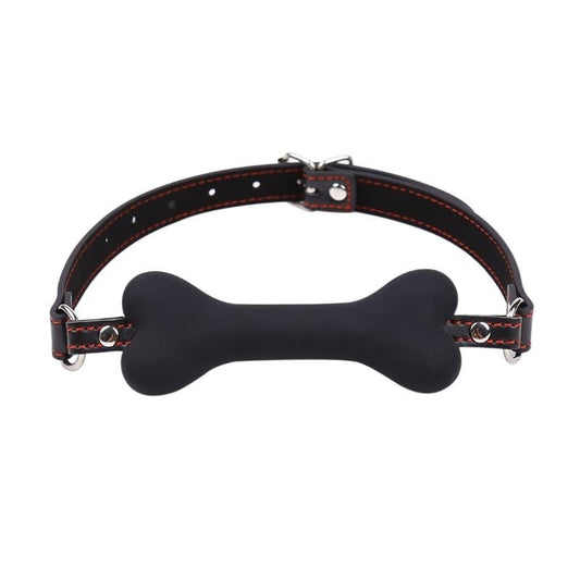 Bone Gag Nera in Silicone