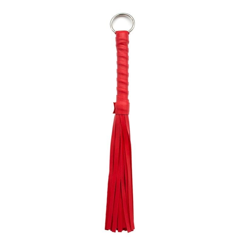 Piccolo Frustino Bondage 28 cm Flogger Rosso