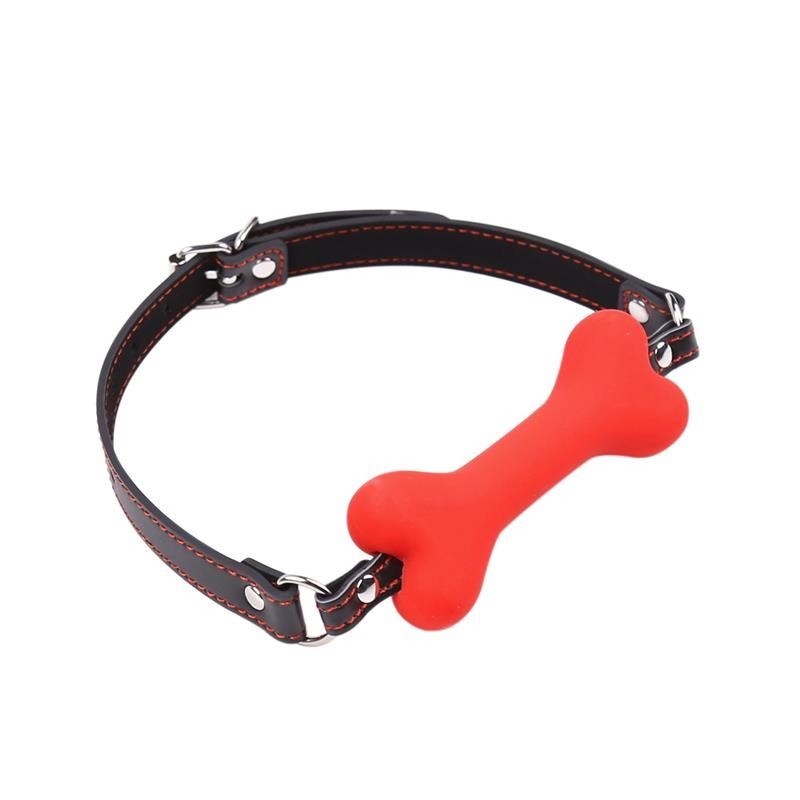 Bone Gag Rossa in Silicone