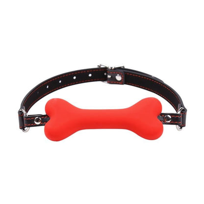 Bone Gag Rossa in Silicone