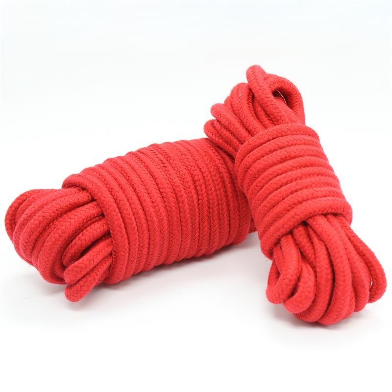 Corda Bondage 10 Metri Cotone Rossa