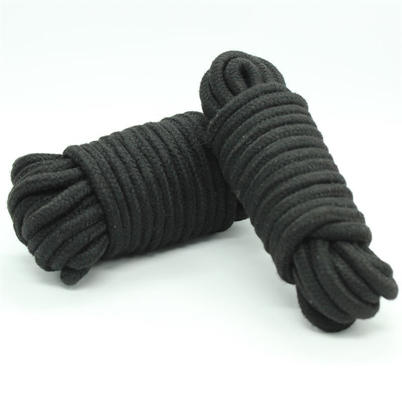 Corda Bondage 5 Metri Cotone Nera