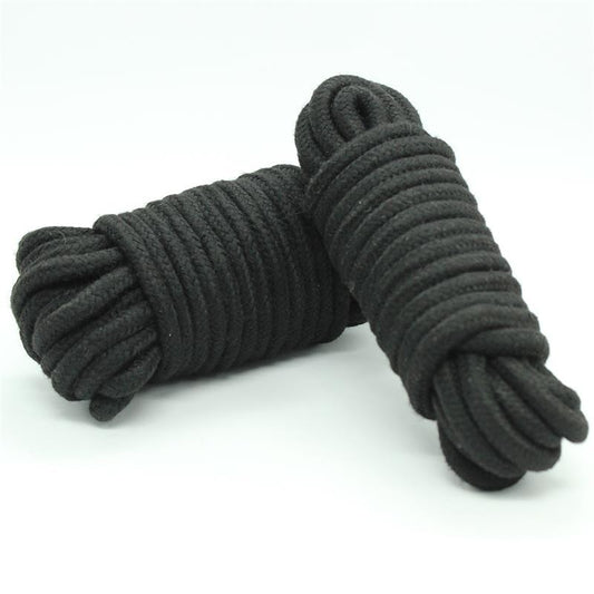 Corda Bondage 5 Metri Cotone Nera