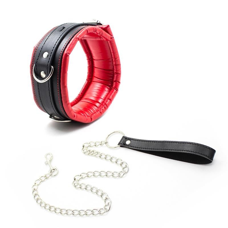 Collare Bondage Imbottito Rosso