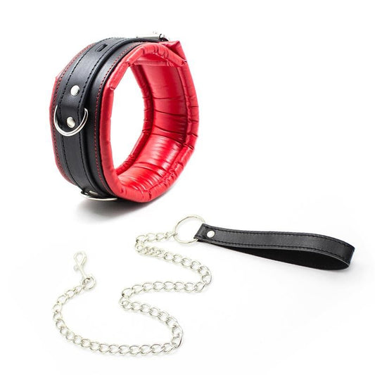 Collare Bondage Imbottito Rosso