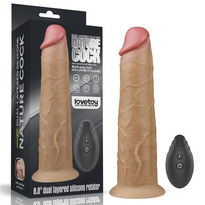 Vibratore Rotante Wireless 20 cm Silicone Platinum
