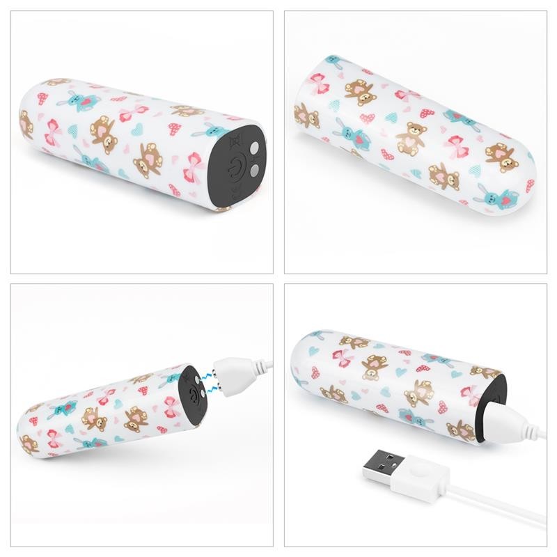 Mini Vibratore 8 cm Usb Bear