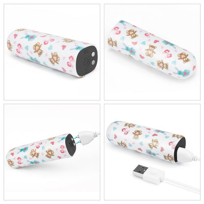 Mini Vibratore 8 cm Usb Bear
