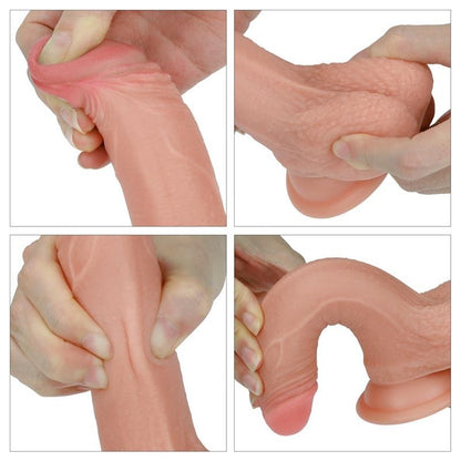 Dildo Realistico 18 cm Silicone Liquido 7