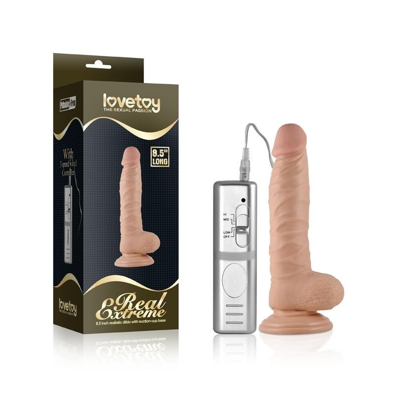Vibratore Realistico 22 cm Real Extreme 8.5 Flesh