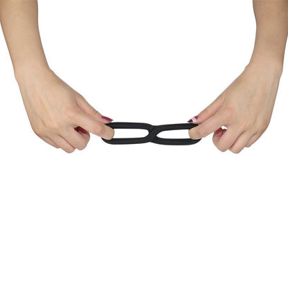 Cock Ring Doppio X-Basic Nero