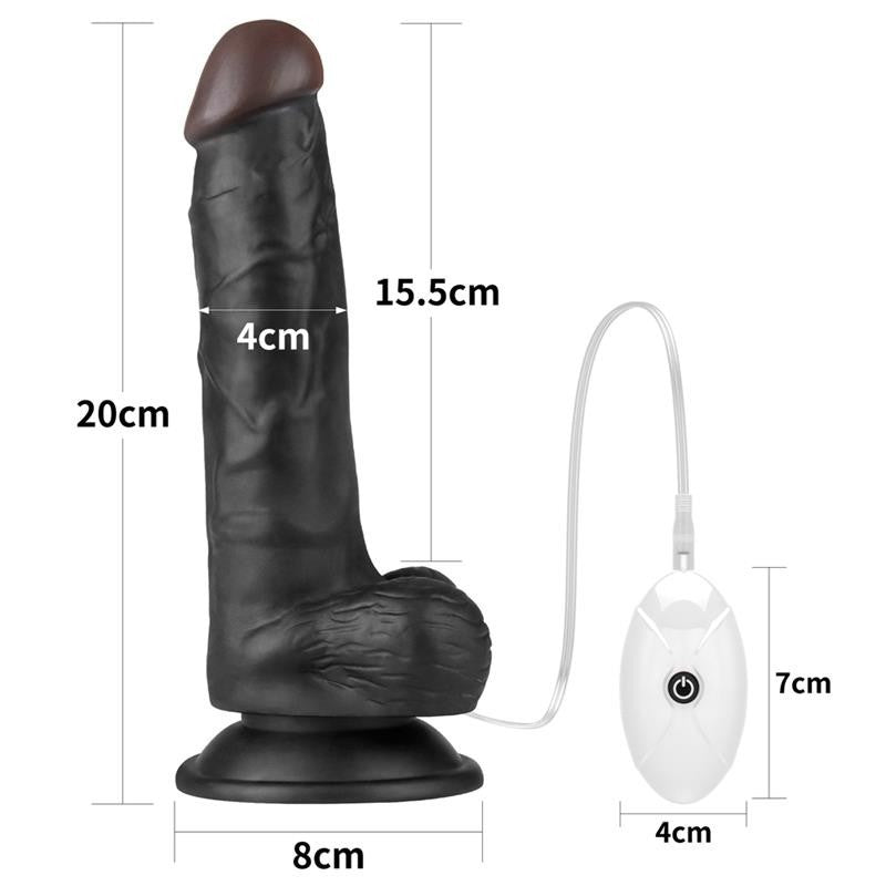 Strapon Vibrante 20 cm Nero Ingen
