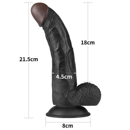 Strapon con Dildo Nero 21 cm Ingen