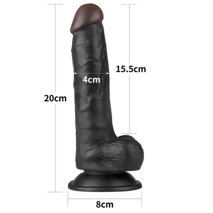 Strapon con Dildo Nero 19 cm Ingen