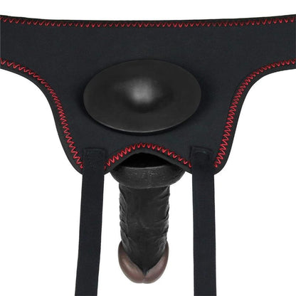 Strap On con Dildo Nero 17 cm Ingen